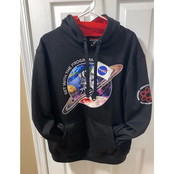 ECHO pull over and NASA pull over hoodie with strings, Large boys, both for 25$ - Picture 7 of 13